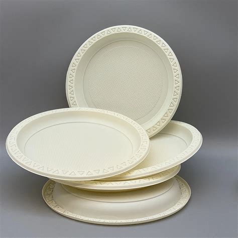 Corn Starch Dinnerware Round Plate Inch Biodegradable Plates For