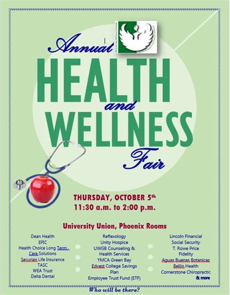 Benefits And Wellness Fair Hr Connect