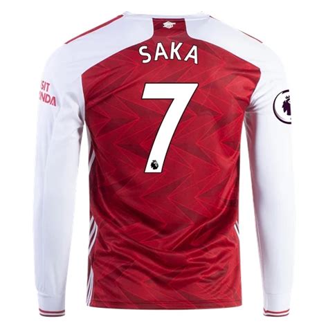 Arsenal Bukayo Saka Thuis Shirt Lange Mouw Goedkope