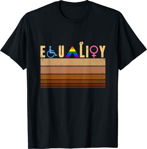 Equality Lgbt Pride Gay Pride Transgender Lesbian Rainbow T Shirt Walmart