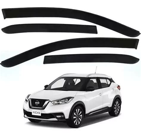 Calha De Chuva Defletor Nissan Kicks Portas Frete Gr Tis