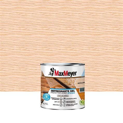 Impregnante Per Legno Da Esterno A Base Acqua Maxmeyer Trasparente