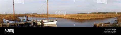 Boats On Ringk Bing Fjord Stock Photo Alamy