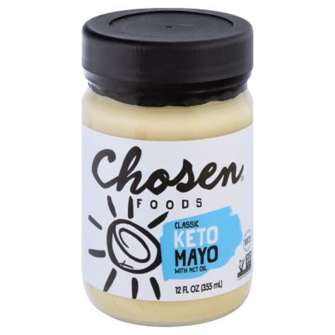 Chosen Foods Mayo Traditional Keto Oz Case Of Oz Each Qfc