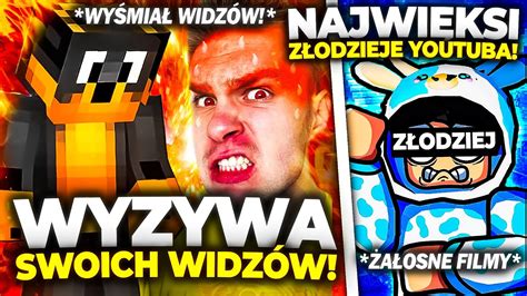 ŻAŁOSNY YOUTUBER MINECRAFT WYZYWA SWOICH WIDZÓW NAJGORSZE ROBLOXOWE