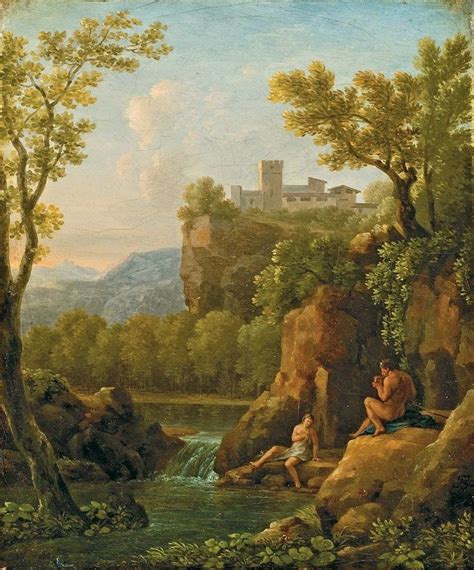 Landscape With Pan Playing The Flute For A Nymph Jean Joseph Xavier