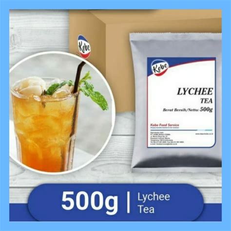 Jual KOBE LYCHEE TEA TEH LECI 500 Gr Shopee Indonesia