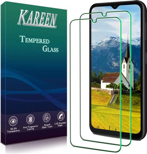 Kareen 2 Pack Screen Protector For Samsung Galaxy A14 5g Tempered Glass Anti