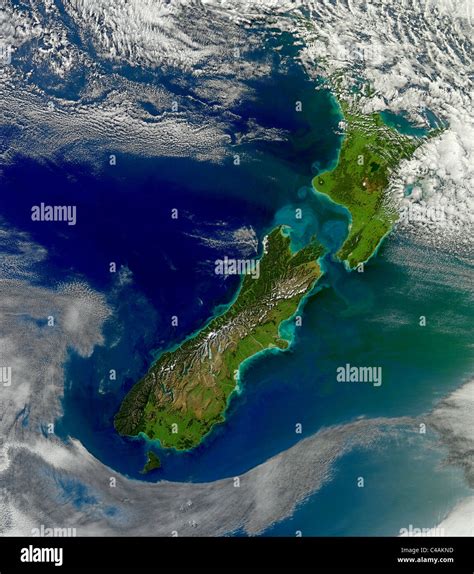 New Zealand Satellite Image Hi Res Stock Photography And Images Alamy