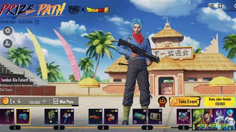 Cara Dapat Bundle Trunks Di Pubg Mobile X Dragon Ball Super One