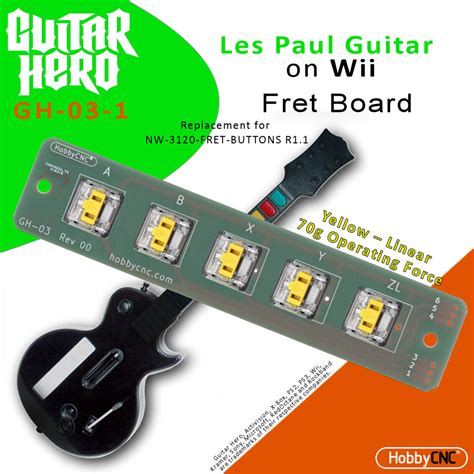 GH 03 Fret Board For Les Paul Guitar On Wii HobbyCNC