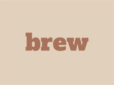 Brew logo by Brianne Riley on Dribbble