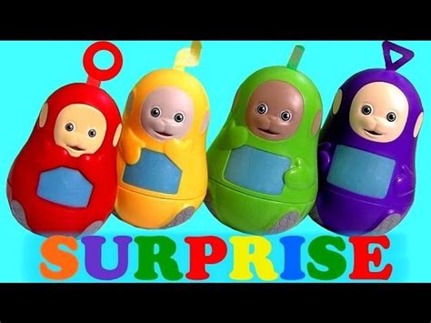 Teletubbies Stacking Cups Bubble Guppies Surprise Play Doh Kinder