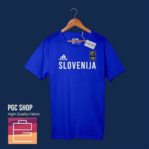 Team Slovenia Uniform Slovenia Tokyo Olympics 2023 Basketball Shirt