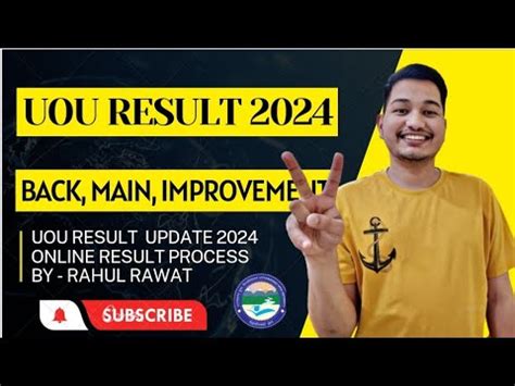 Uou Result Uttarakhand Open University Result Update