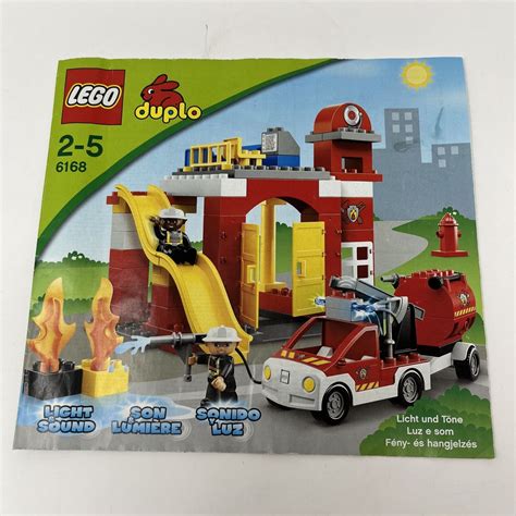 Lego Duplo Town Fire Fire Station Complete Ebay