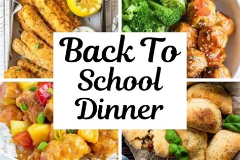 19 Easy Back To School Dinner Finance Stallion