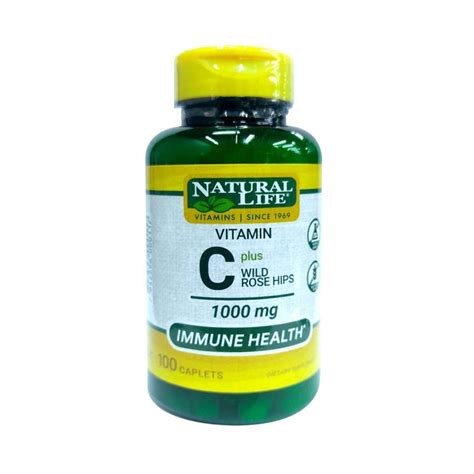 Natural Life Vitamina C 1000mg X 100 Cap Farmatotal