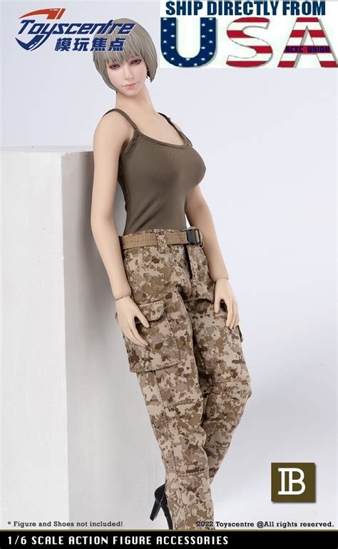 Tactical Military Combat Top Pants Set For PHICEN Hot Toys Female Figure EBay