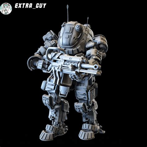 ArtStation - Titanfall Ogre 100mm | Resources