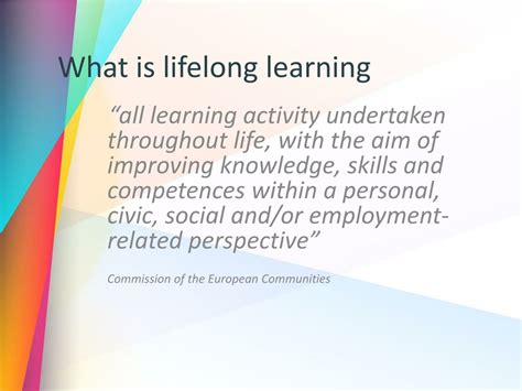 Ppt Lifelong Learning Powerpoint Presentation Free Download Id8903862