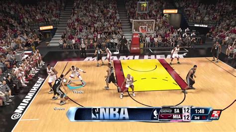 Nba 2k14 Heat Vs Spurs Youtube