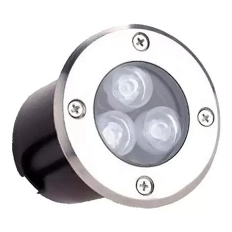 Balizador Led Embutir Solo Chão 3w Ip67 Bivolt 6500k Luz Branca