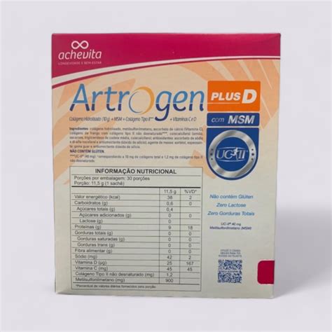 Artrogen Plus D Sach S Col Geno Msm Vit D E C Famivita