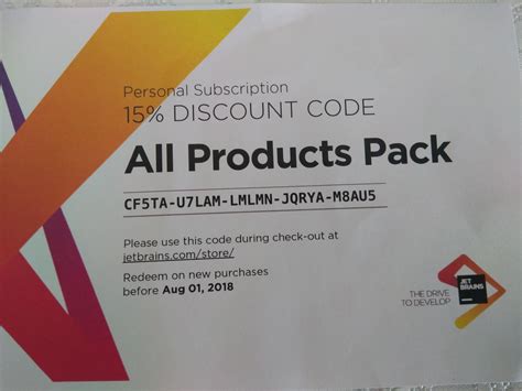 15% Discount Code For JetBrains Pack! : r/Jetbrains