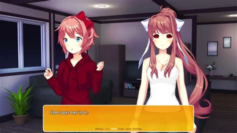 Monika Becomes The Devil To Stop Sayori And Mc Ddlc Mod Absolution Ch