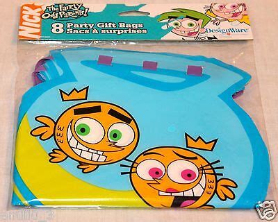 NEW FAIRLY ODD PARENTS 8 LOOT BAGS FISH BOWL PARTY SUPPLIES | eBay