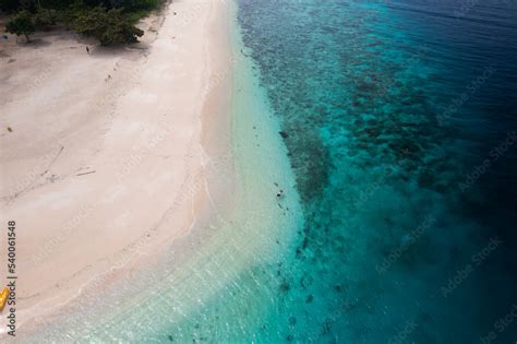 Drone shot of Linapacan palawan beaches Stock Photo | Adobe Stock