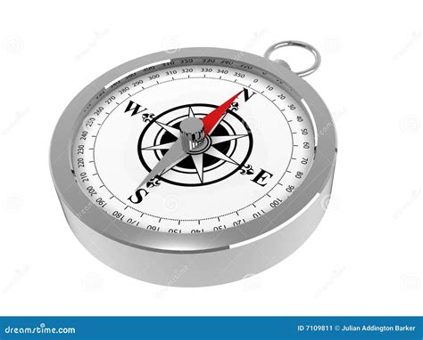 A Magnetic Compass Stock Illustration Image Of North 7109811