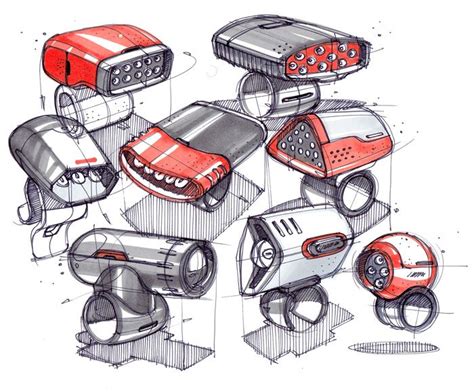 Bike Lights Sketch A Day Sketches By Spencer Nugent Industrial