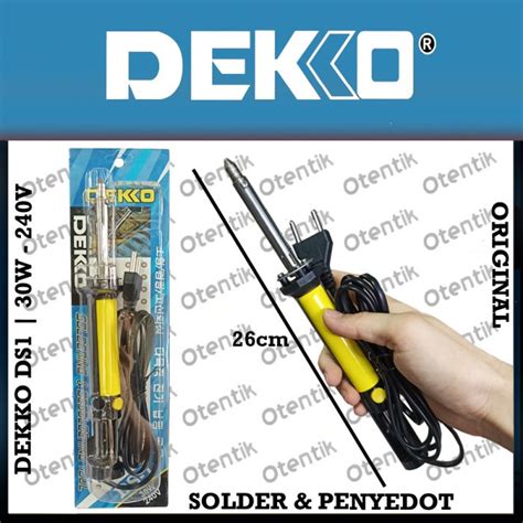 Jual DEKKO DS 1 Alat Sedot Timah Listrik DS1 Solder Desoldering 30 Watt