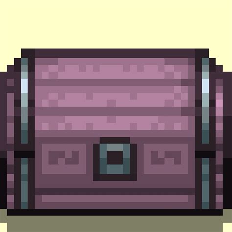 The Pastel Pink Variant Of My 2D Pixel Art Chests Collection Pixel Art