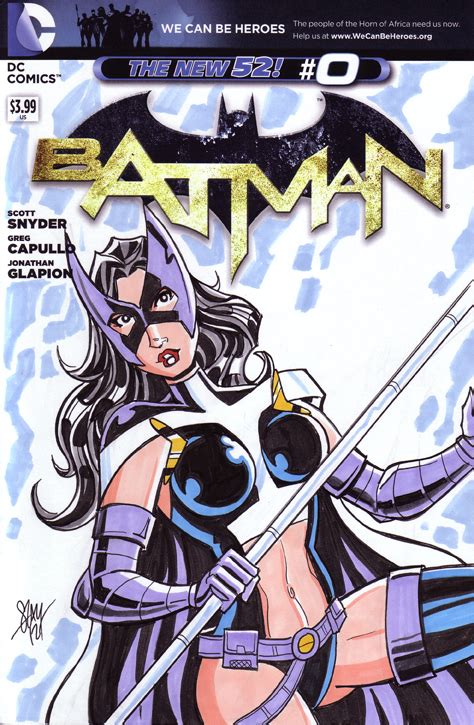 Huntress Sketch Cover By Calslayton On Deviantart