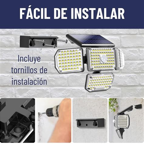 Ripley FOCO LED SOLAR EXTERIOR MAXWELL 4 DIRECCIONES SENSOR CONTROL