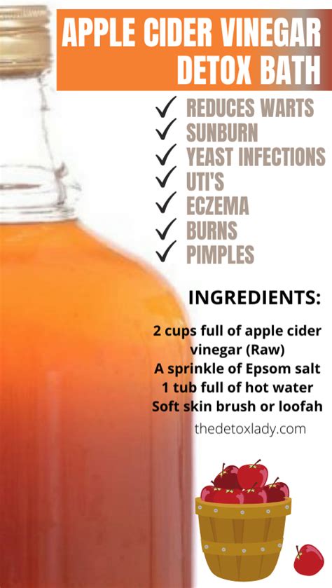 Apple Cider Vinegar Detox Bath - The Detox Lady