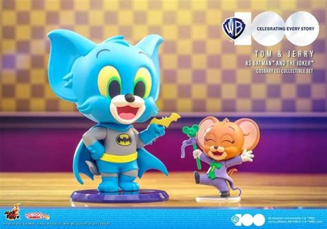 Фигурка Hot Toys WB Tom Jerry as Batman and The Joker Cosbaby