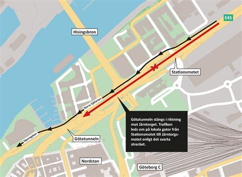 Helgst Ngt I G Tatunneln Mot J Rntorget Trafiken Nu G Teborg