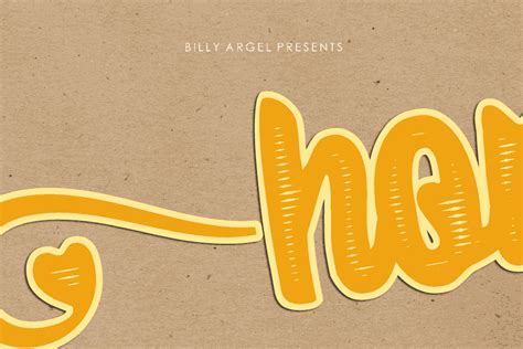 Honeybee Font Billy Argel Fonts Fontspace