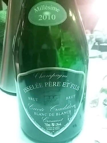 2010 Isselée Père Fils Cuvée Tradition Blanc de Blancs Brut Champagne