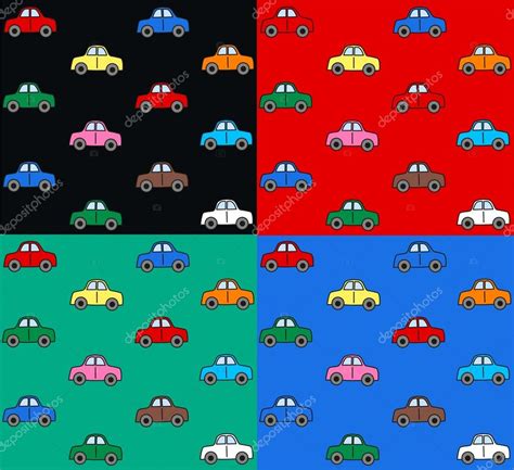 Seamless Car Pattern Stock Vector Image By Popocorn