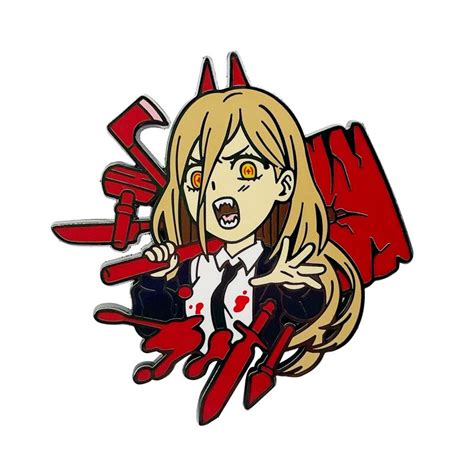 Chainsaw Man Enamel Pin Power Chibi Ver Collection Affection