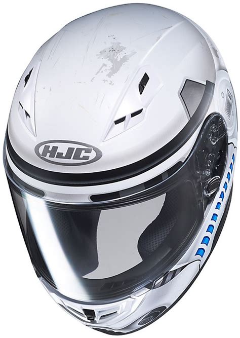 Casque de moto intégral HJC CS 15 Star Wars Stormtrooper blanc MC10SF