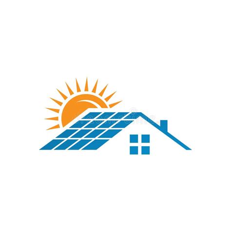 Sun Energy Solar Panels Logo Haus Und Vorlage F R Gr Ne Energie Und