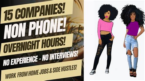 15 Companies Hiring Non Phone Overnight No Interview No Experience Work