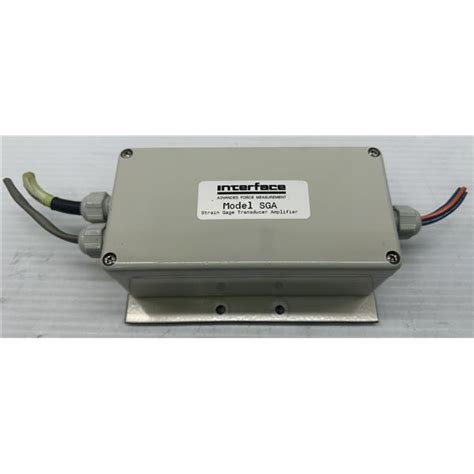 Interface Model Sga Strain Gage Amplifier