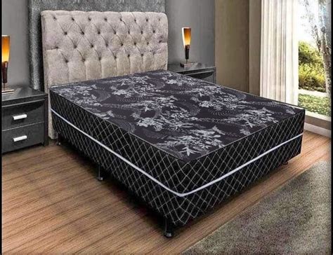 Cama Box Conjugado De Espuma D Casal Ortop Dico X X Preto